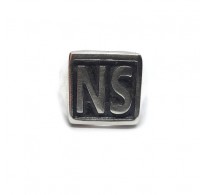 R002264 Sterling Silver Men's Signet Ring NS Hallmarked Solid 925 Handmade Comfort Fit